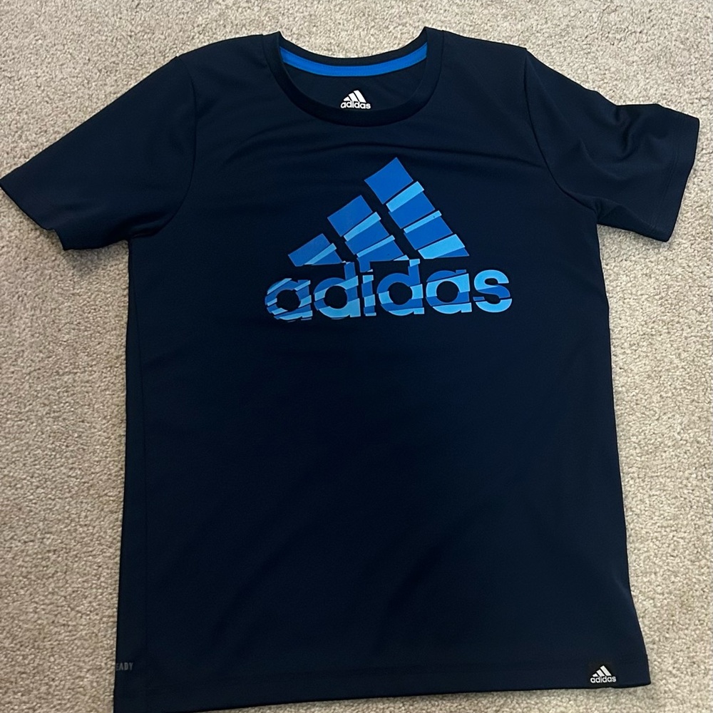 Adidas Kids Navy Blue T-Shirt Size 7